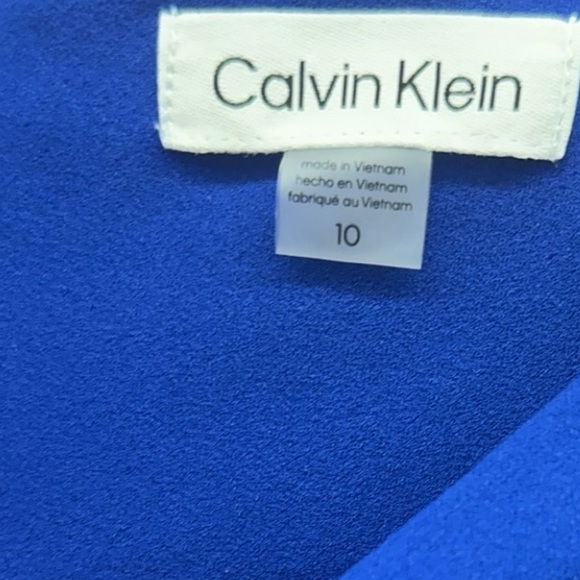 Calvin Klein 3/4 Sleeve Boat Neck Dress - Picture 11 of 11